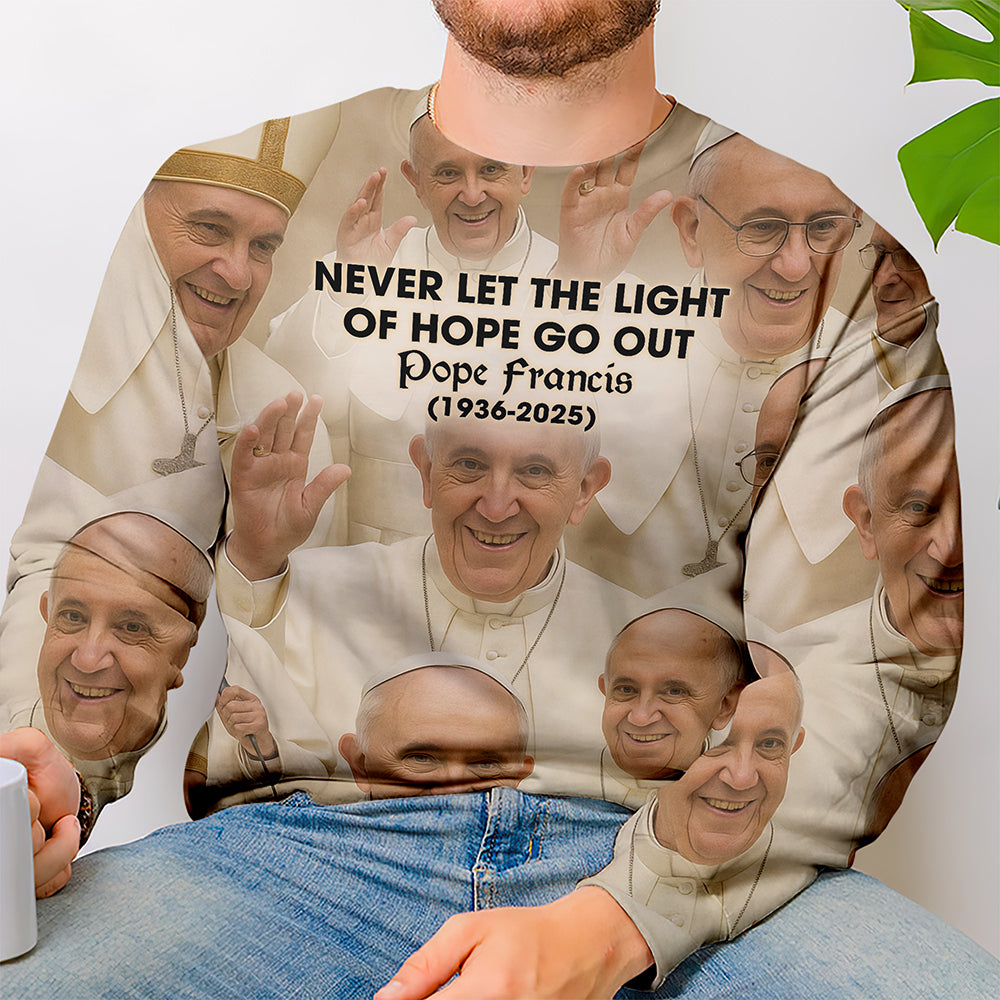 Never Let The Light Of Hope Go Out Shirt - Gift For Christian 01NAQN230425-Homacus