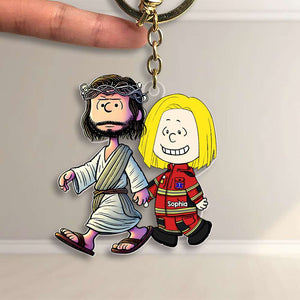 Personalized Gifts For Christian Keychain Custom Job 04OHMH200125HG-Homacus