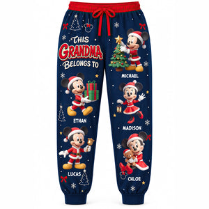 Lovely Christmas Sweatpants - Personalized Christmas Gifts For Grandma 05tydt011026