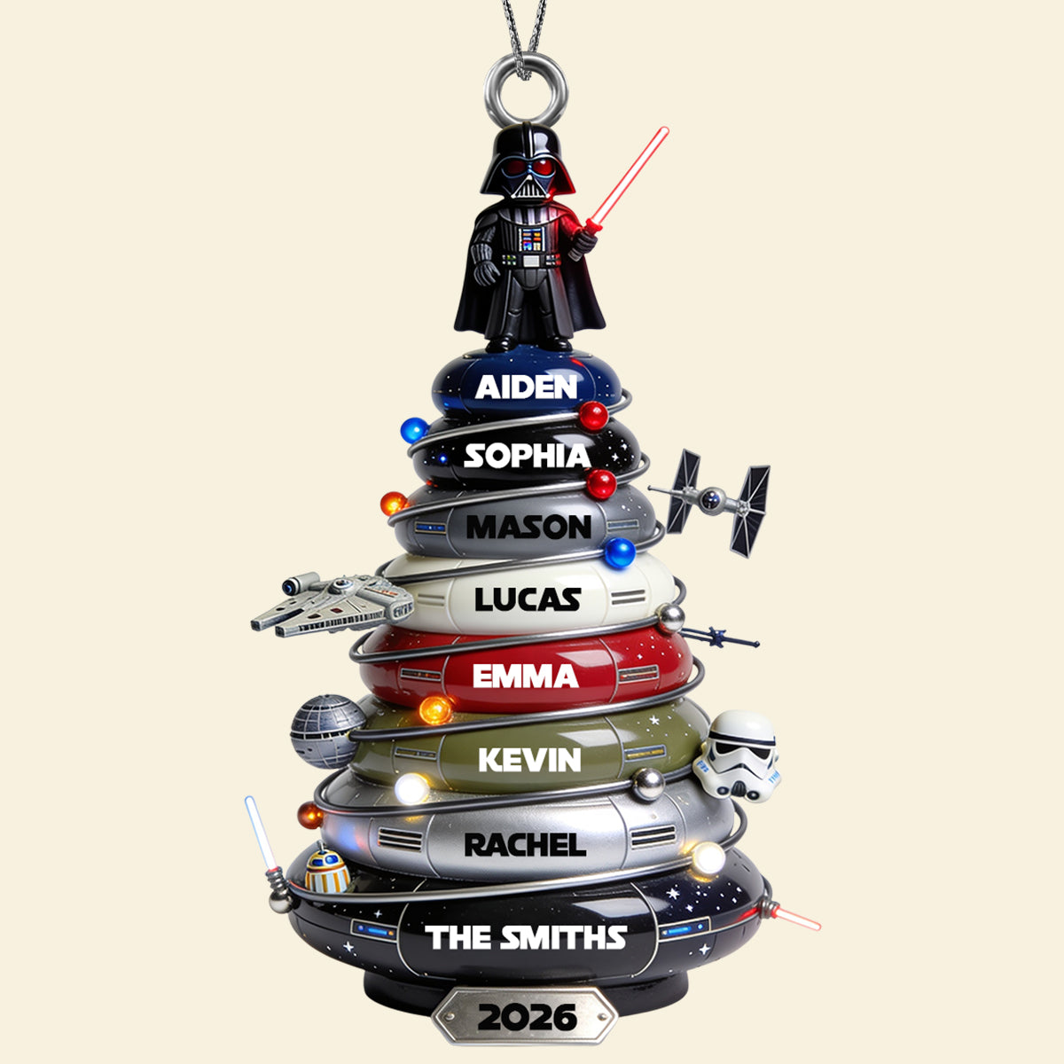 Epic Space Tree Acrylic Ornament - Personalized Gift For Christmas 03TODT220926-Homacus