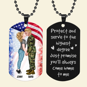 Personalized Gifts For Couple Necklace 02hutn070624pa Kissing Couple-Homacus