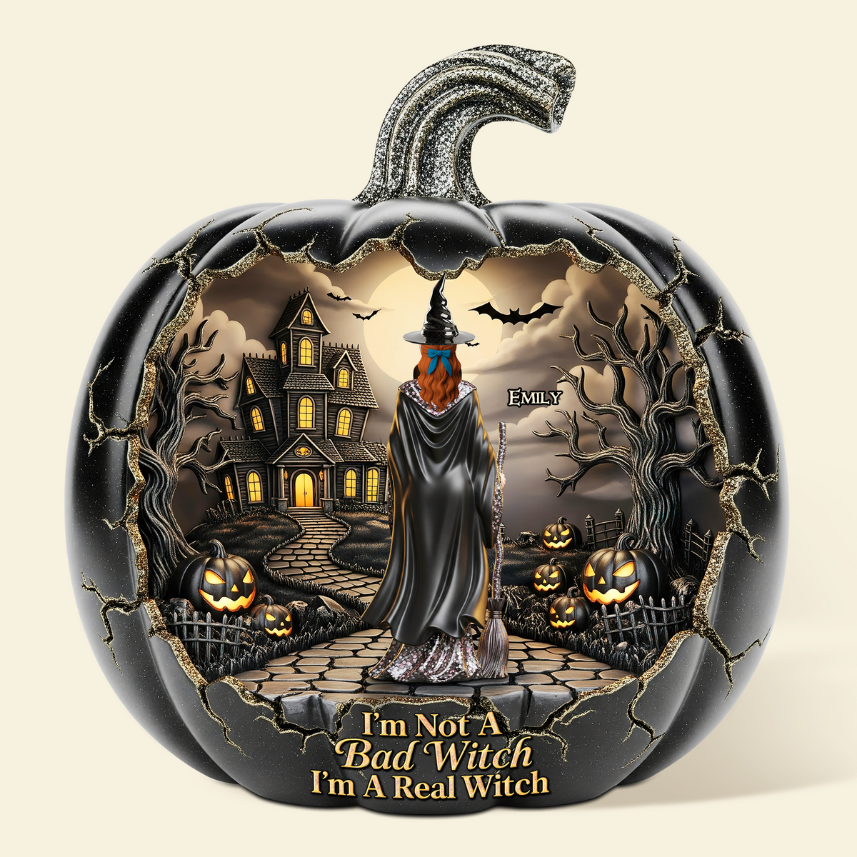 Witch Plaque - Personalized Gifts For Magic Lovers 01ohpu080725-Homacus