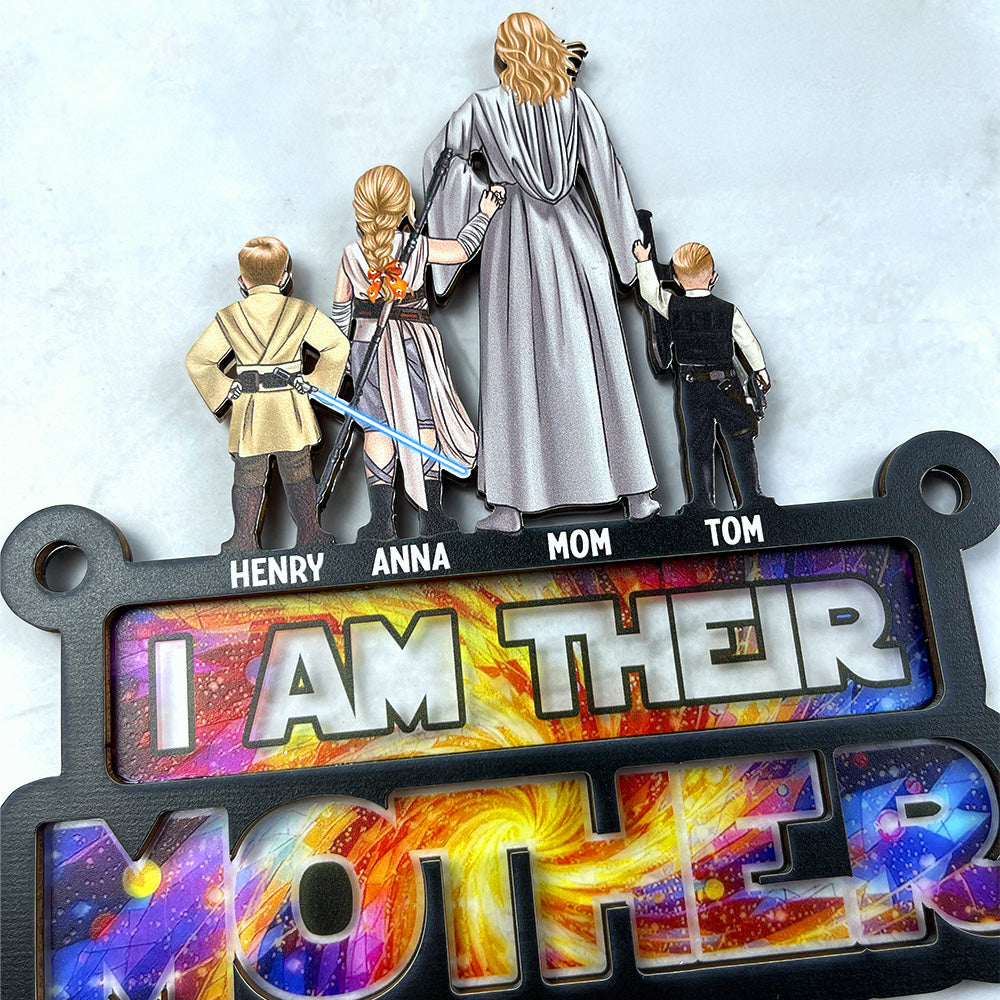 Personalized Gifts For Mom Suncatcher Ornament, Stunning Galaxy 01QHDT140225DAHHHG-Homacus