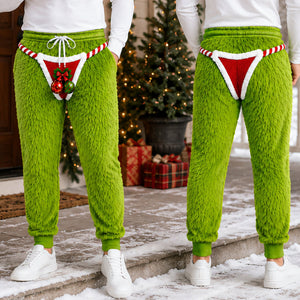 Naughty Furry Christmas Sweatpants - Personalized Gifts For Him 04tyqn290826