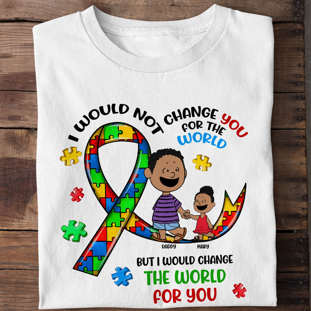 Personalized Gifts For Autism Kids Shirt Cartoon Kid 03TOMH190225HH-Homacus