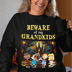 Personalized Gifts For Grandma 2D Shirt, Horror Character Grandkids 02NAMH270824HG-Homacus