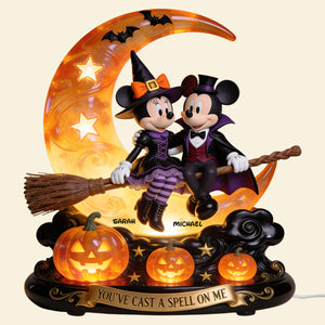 Couple Halloween Acrylic Light Box Personalized Gifts For Couple 06PGDT010826-Homacus