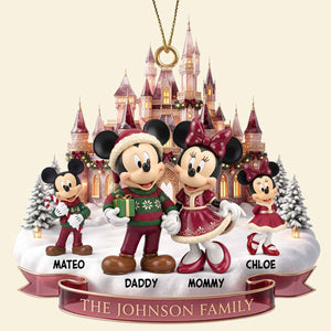 Cozy Christmas Family Ornament - Personalized Gifts For Family Christmas Ornament 02TODT030926