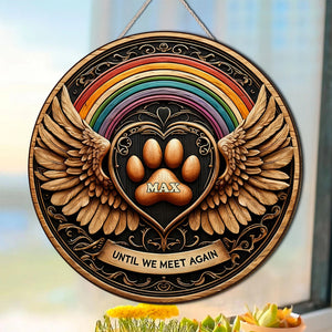 Personalized Memorial Gifts For Pet Lovers Acrylic Ornament, Until We Meet Again 02KATN060924-Homacus