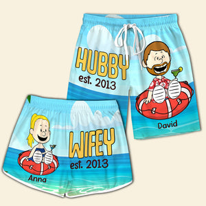 Personalized Gifts For Couple Matching Shorts 02xqtn180125pa-Homacus