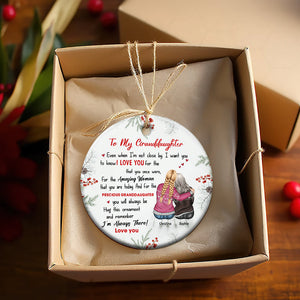 Personalized Gifts For Granddaughter Christmas Ornament 01ACDT011024TM-Homacus