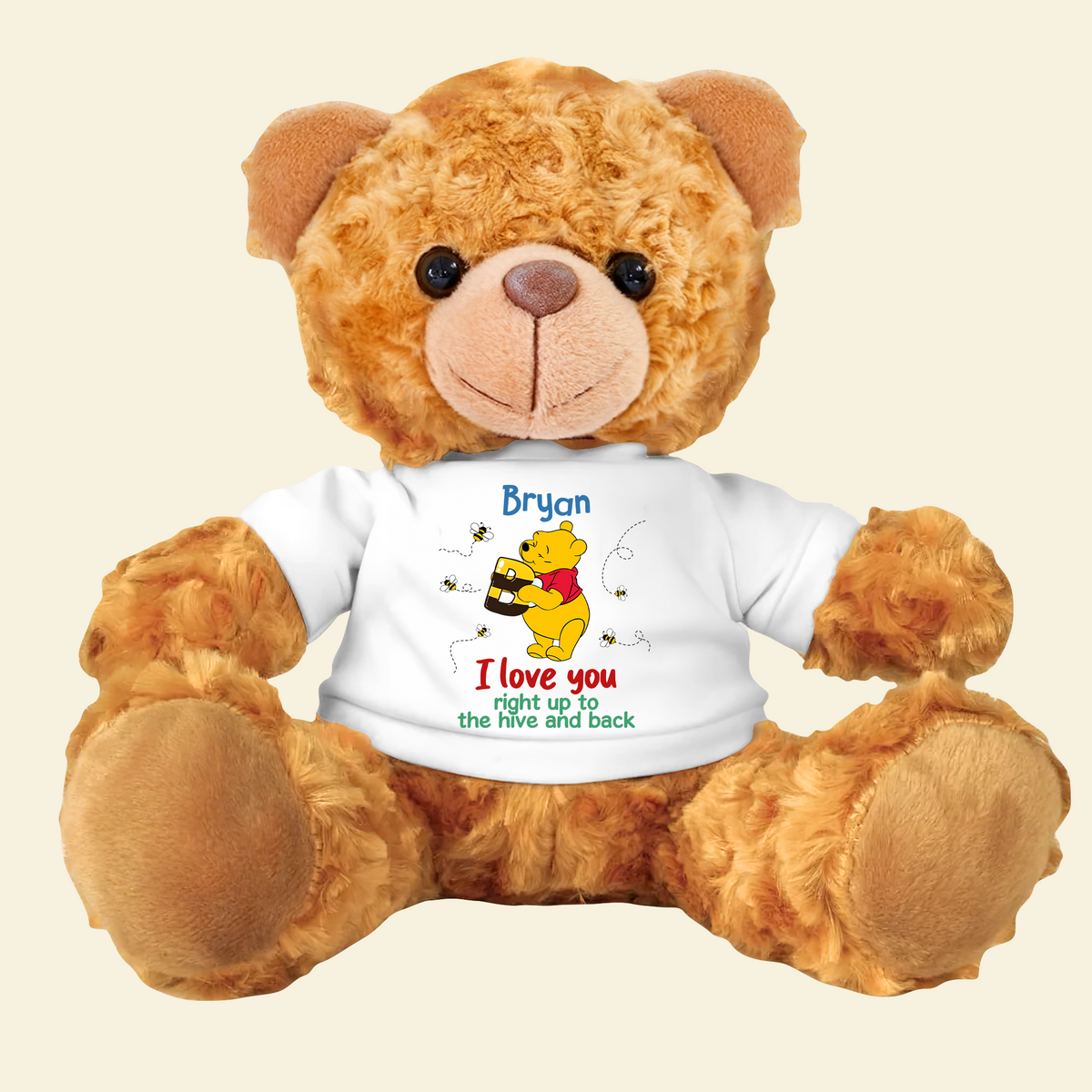 Personalized Gifts For Kids Bear With Shirt, Cute Cartoon Character 01tgpu010325-Homacus