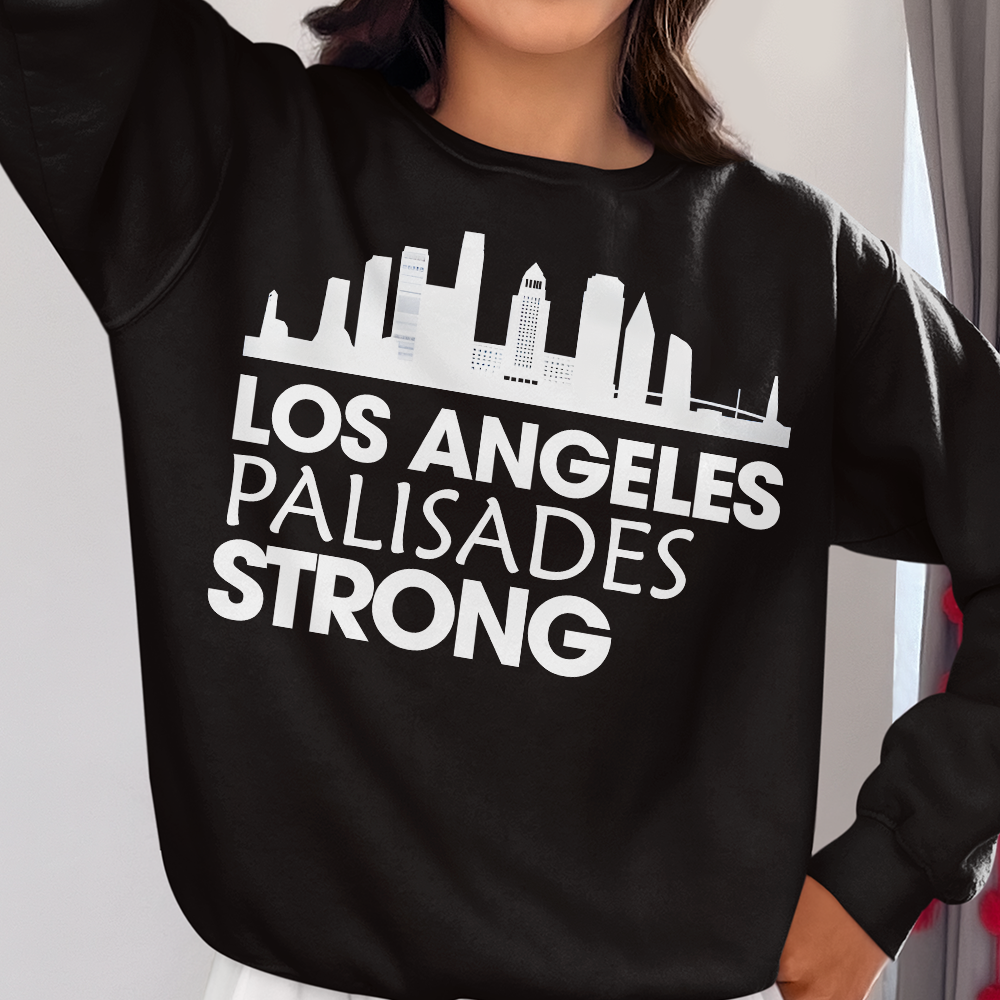 Pray for California Los Angeles Palisades Fire Strong Shirt-Homacus