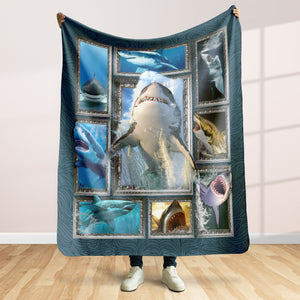 Gifts For Shark Lovers Blanket 245acxx260824-Homacus