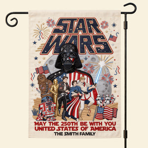 USA 250th Anniversary Garden Flag - Personalized Gifts For Patriotic Family 04nadt020626-Homacus