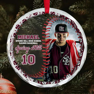 Custom Photo Gifts For Baseball Lovers Christmas Ornament 04ACDT081024-Homacus