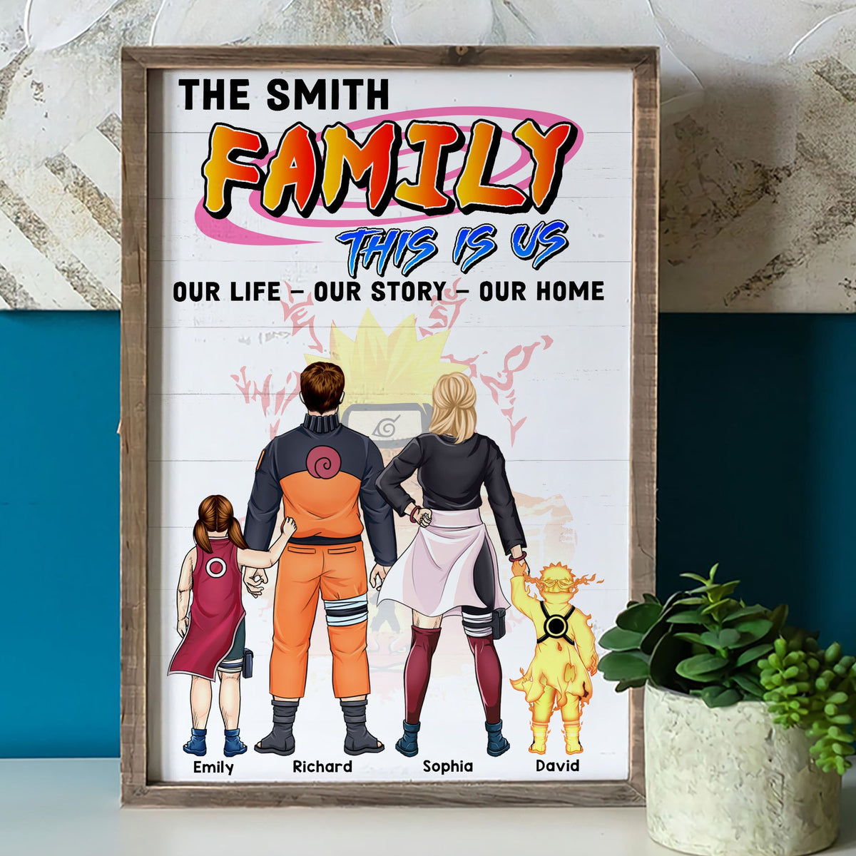 Personalized Gifts For Family Canvas Print 02ACQN020724PA-Homacus