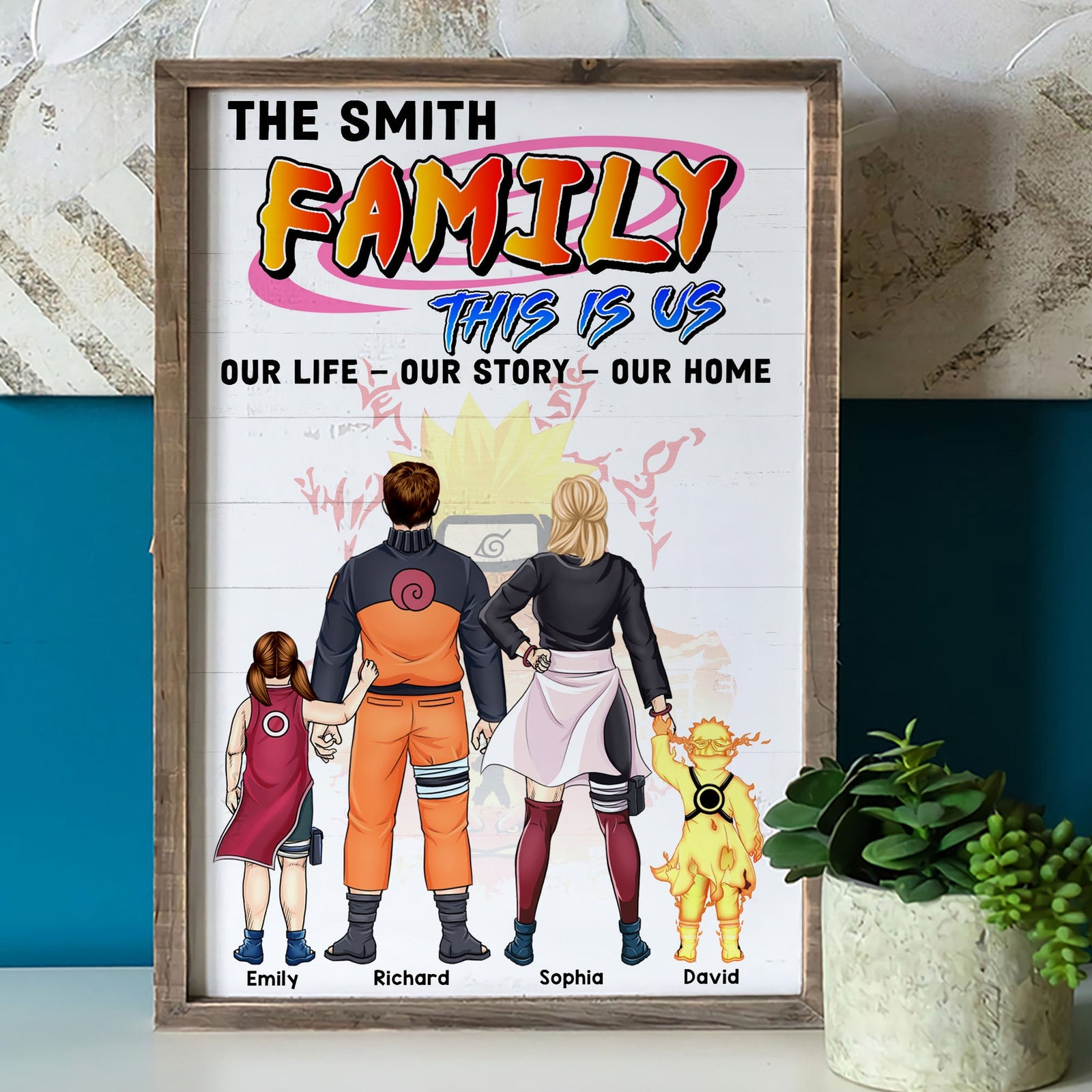 Personalized Gifts For Family Canvas Print 02ACQN020724PA-Homacus