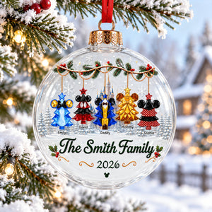 Lovely Snowball Acrylic Ornament - Personalized Christmas Gifts For Family 04ohqn040926