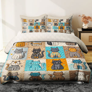 Gifts For Cat Lovers Quilt Bedding Set 03HUDT210125-Homacus