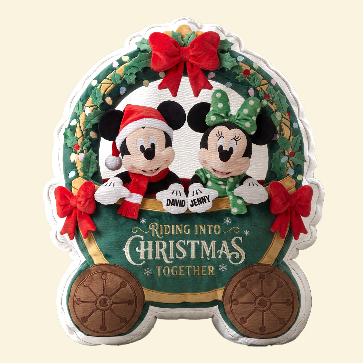 Holiday Together Pillow - Personalized Gifts For Couple 02totn081026-Homacus