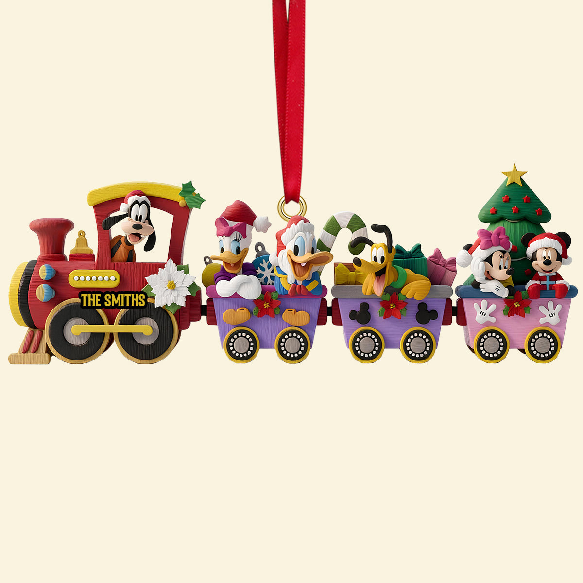 Christmas Lovely Train Adventure Ornament - Personalized Christmas Gifts 07ohtn271026-Homacus
