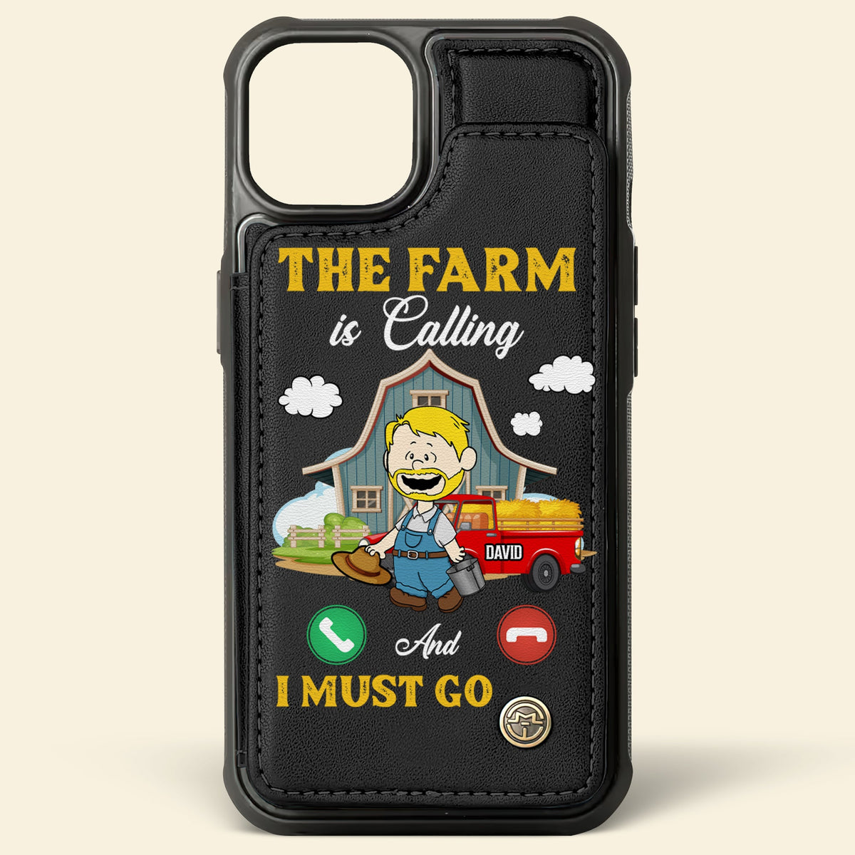 Personalized Gifts For Farmers Leather Flip Wallet Phone Case 04ohtn210225hg-Homacus