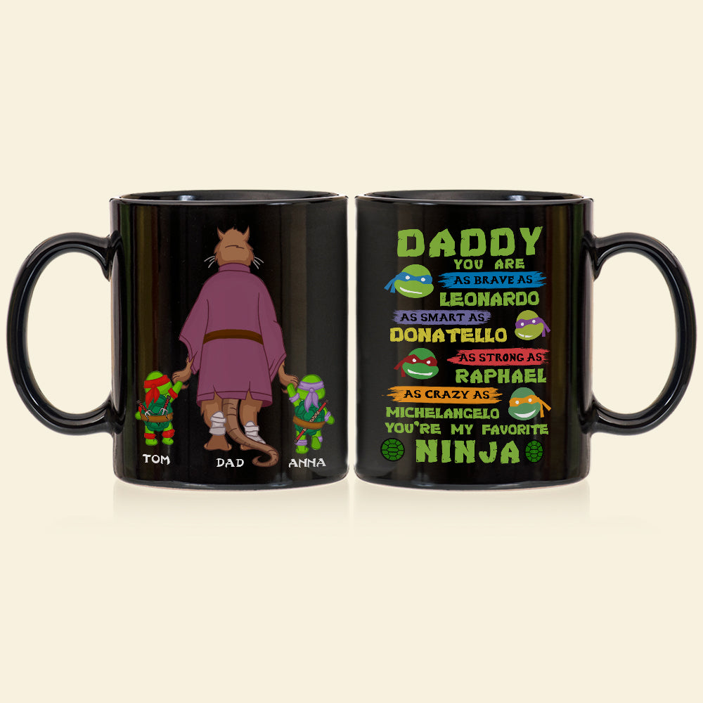 Personalized Gifts For Dad Coffee Mug Brave Smart Strong Daddy 02NATN240523-Homacus