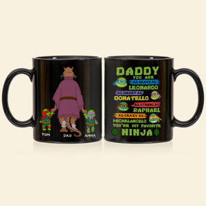 Personalized Gifts For Dad Coffee Mug Brave Smart Strong Daddy 02NATN240523-Homacus