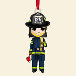 Personalized Gift For Firefighter Christmas Ornament 02ACTN141124HH-Homacus