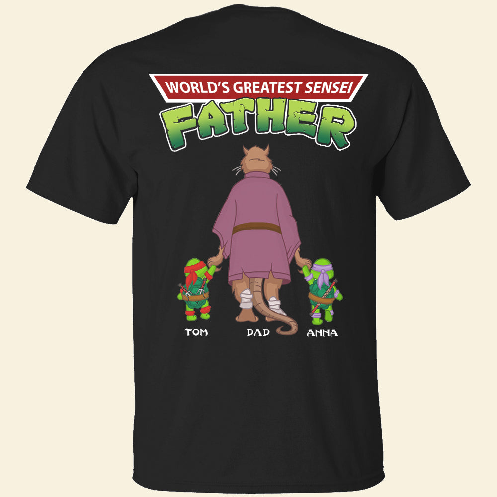 Personalized Gifts For Dad Shirt World's Greatest Father 04natn220523-Homacus