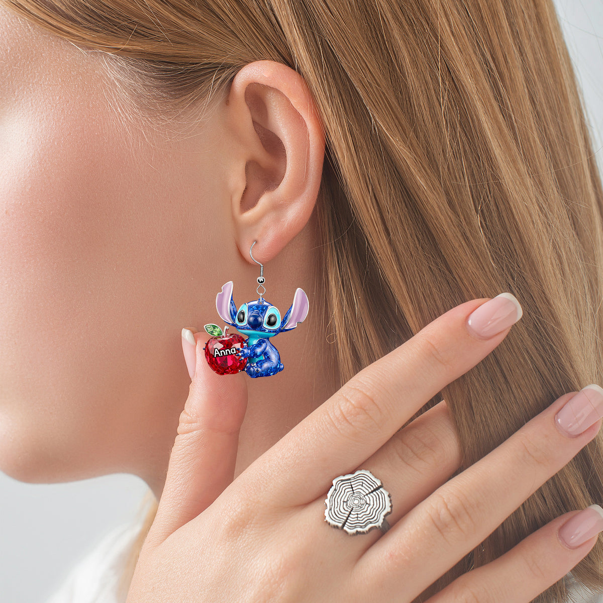 Blue Alien Teacher Earrings - Personalized Gifts For Teachers 02pgmg160725-Homacus