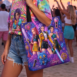 Fantasy Girl Squad Tote Bag - Personalized Gifts 04naqn110727-Homacus