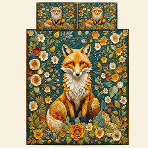 Fox Lovers Quilt Bed Set 042HUDT180125-Homacus