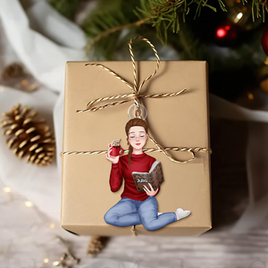 Personalized Christmas Gifts For Reading Girl Ornament 03acpu111124pa-Homacus