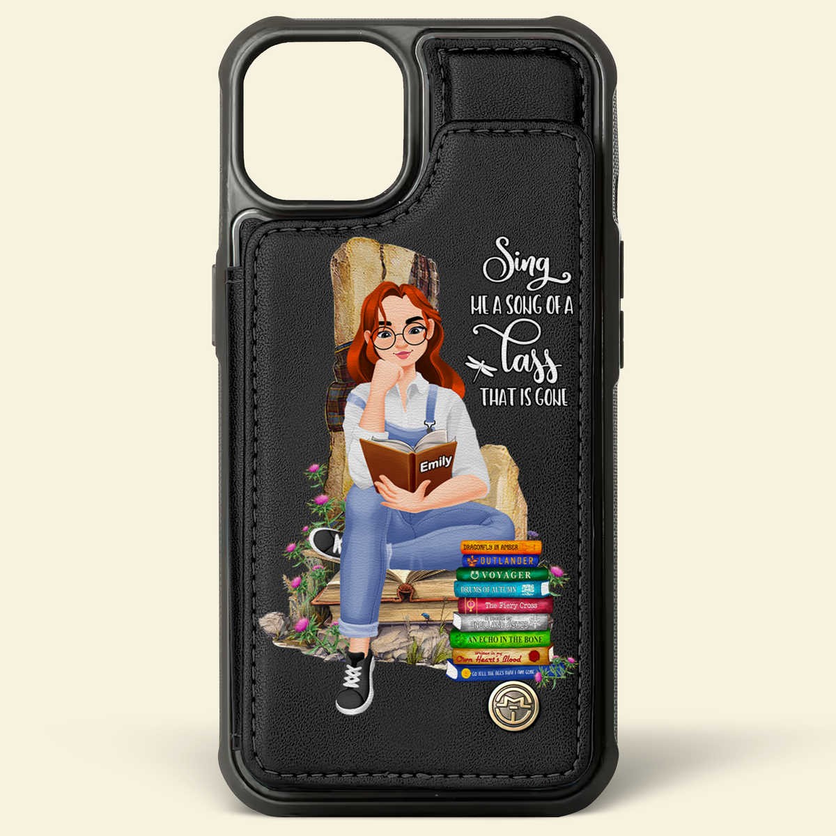 Personalized Gifts For Book Lovers Leather Flip Wallet Phone Case 03hupu260225pa-Homacus