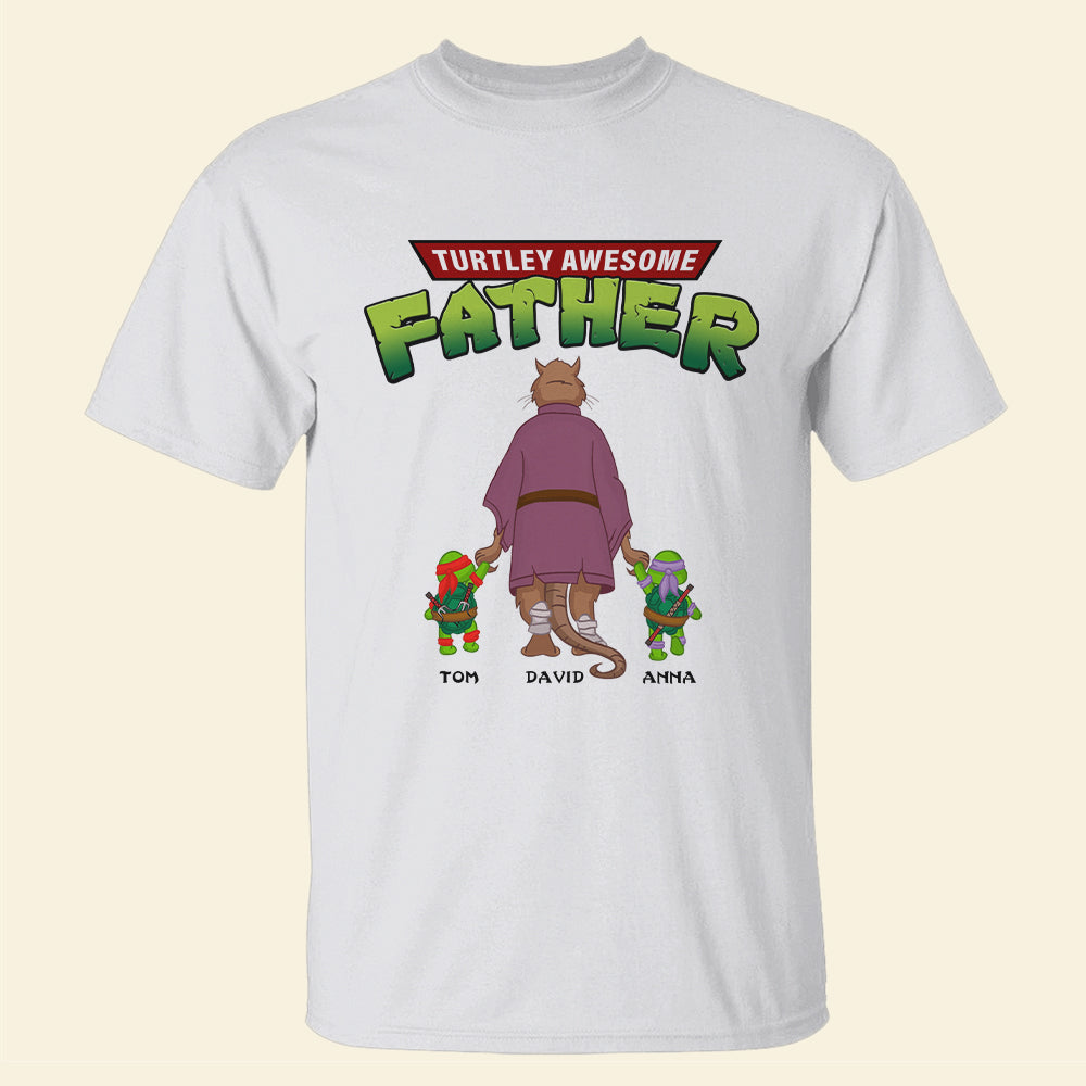 Awesome Dad Personalized Shirt Gifts For Dad-Homacus