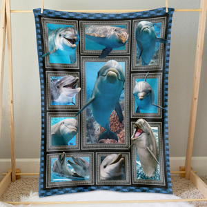 Personalized Gifts For Dolphin Lover Blanket 03qhpu261224-Homacus