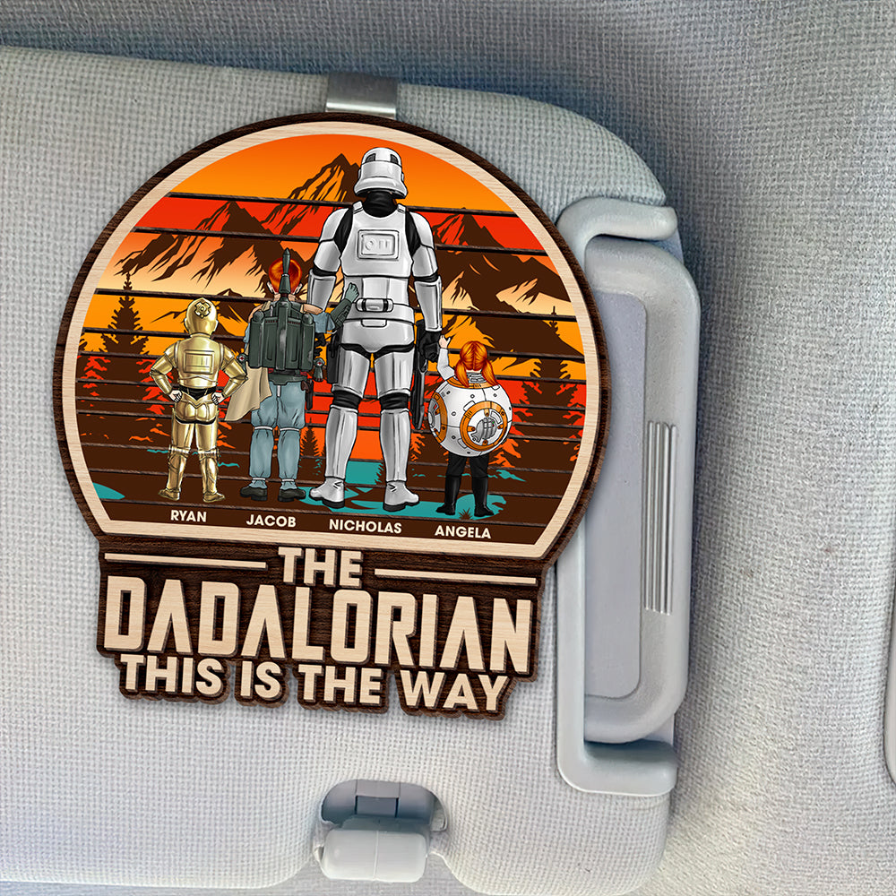 Personalized Gifts For Dad Car Visor Clip 032xqqn040325hhhg-Homacus