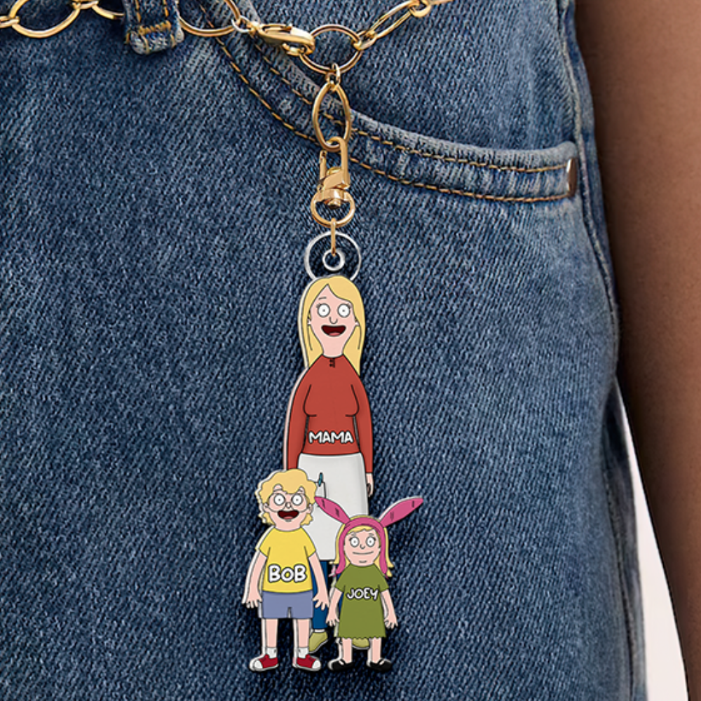Personalized Gift For Mom Keychain, Fun & Loved Mom 04qhhu030325hg-Homacus