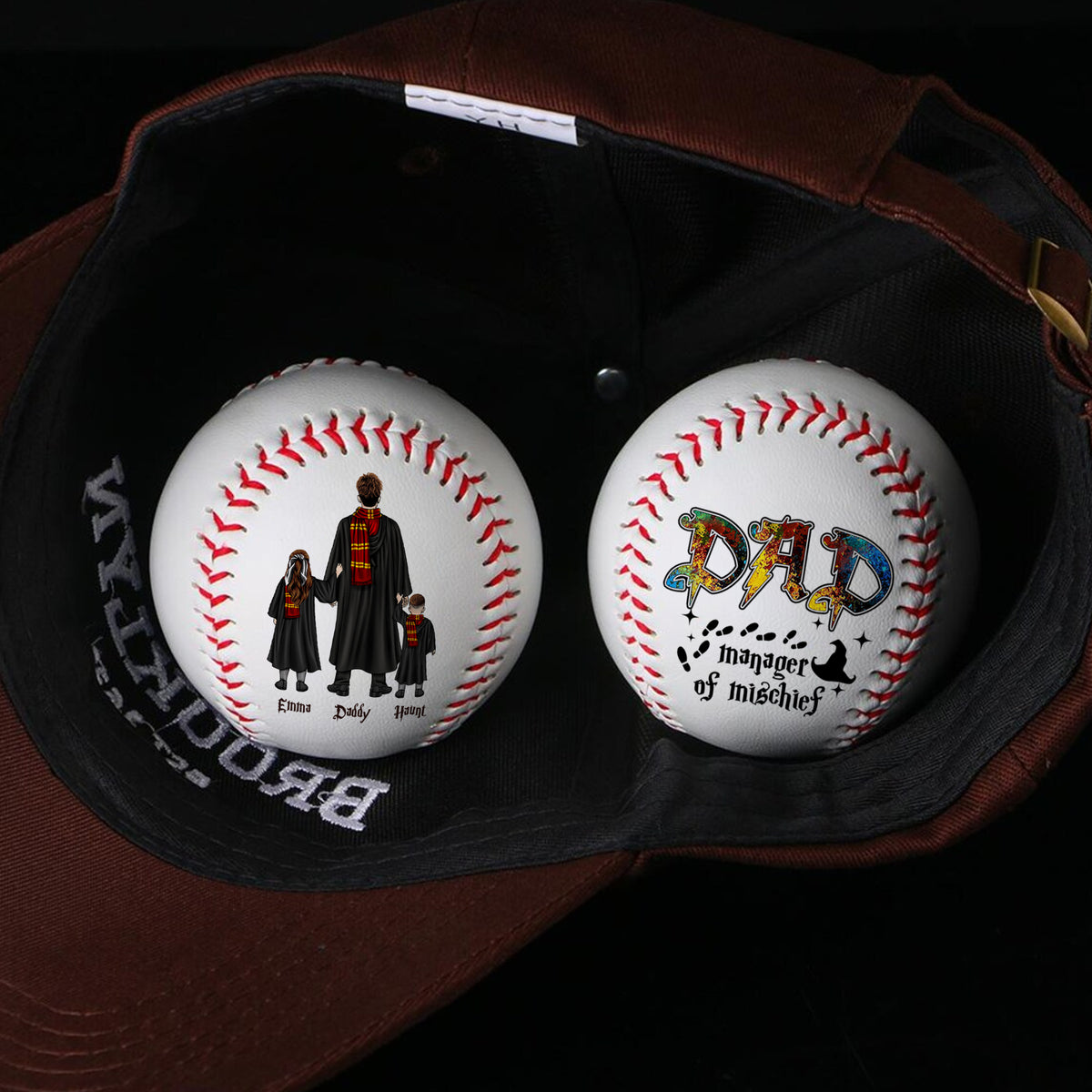 Personalized Gift For Dad Baseball Father's Day, Manange Of Mischief 011HULU060425TM-Homacus
