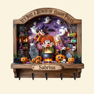 Spooky Witch Squad Acrylic Key Hanger - Personalized Gifts For Halloween Key Hanger 02NATN040826