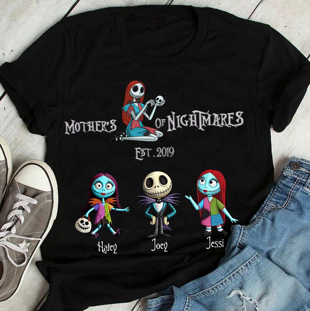 Spooky Mom Shirt - Personalized Gift For Mom 01OHLU250325-Homacus