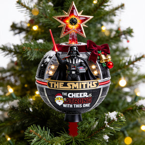 Empire Celebrates The Holidays Tree Topper - Personalized Christmas Gifts For Family 04hadt190826-Homacus