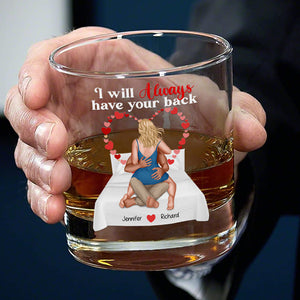 Personalized Gifts For Couple Round Whiskey Glass 01qhqn150125hh-Homacus