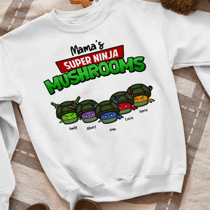 Personalized Gifts For Dad Shirt Papa's Super Ninja Mushrooms 01KAHN290324-Homacus
