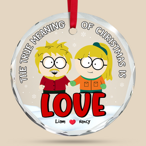 Personalized Gifts For Couple Christmas Ornament, Cartoon Character 03tgpu281024hg-Homacus