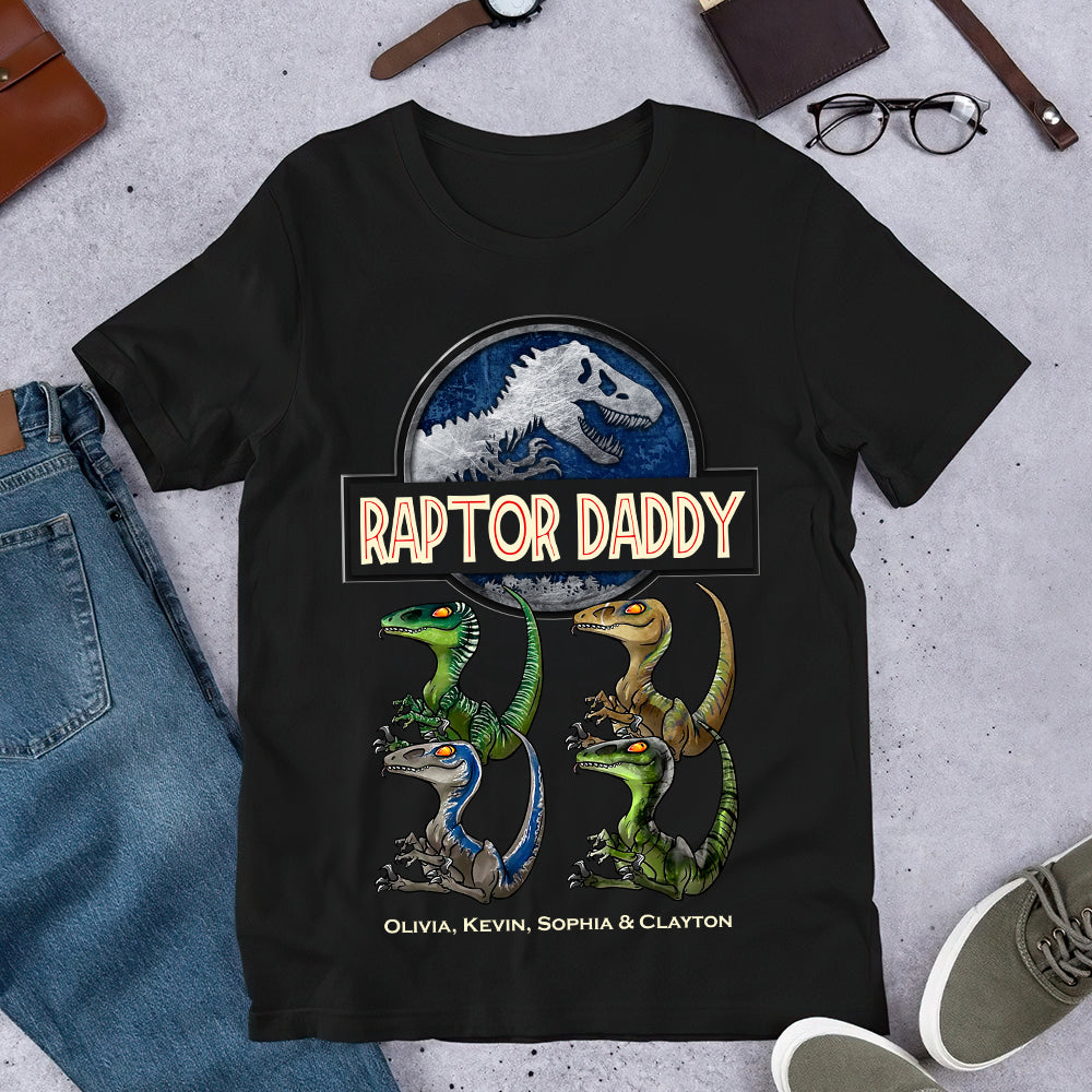 Personalized Gifts For Dinosaur Dad Shirt 03HUDT120325-Homacus