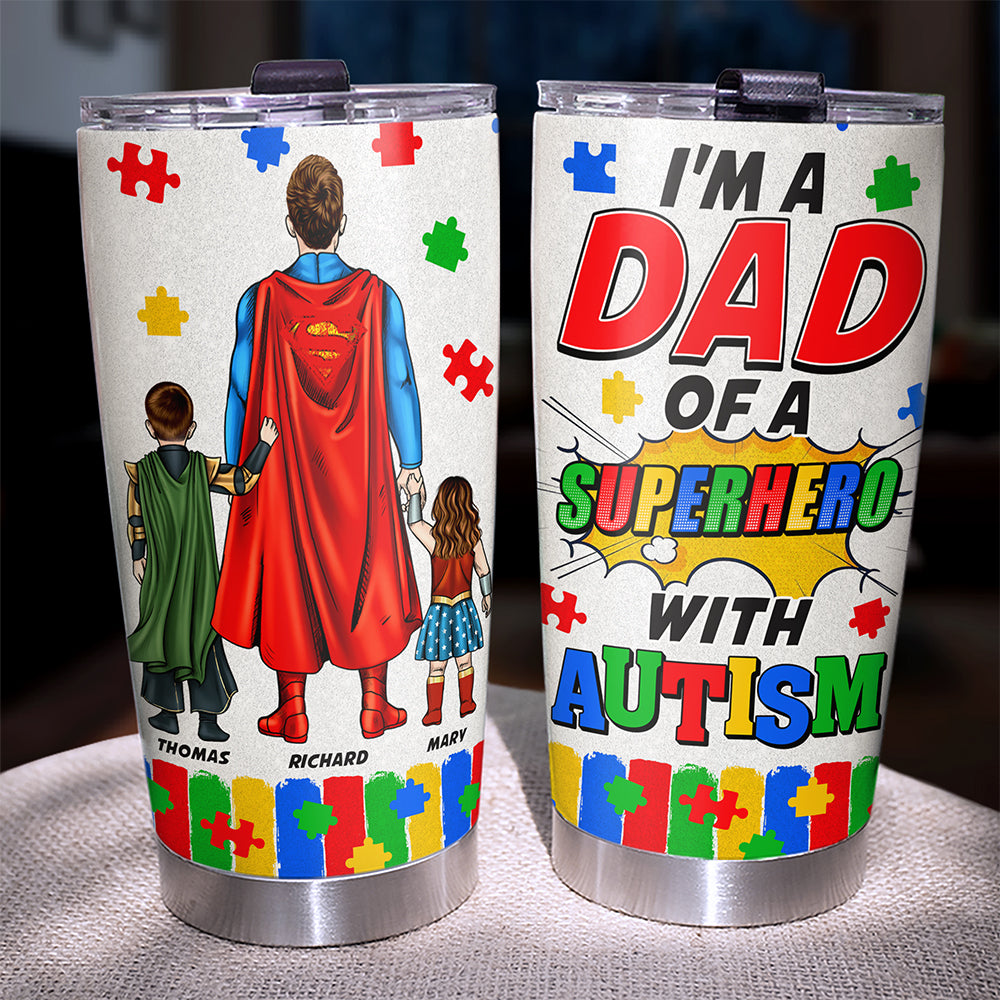 Personalized Gifts For Mom Tumbler 03kaqn240225pa Autism Awareness-Homacus