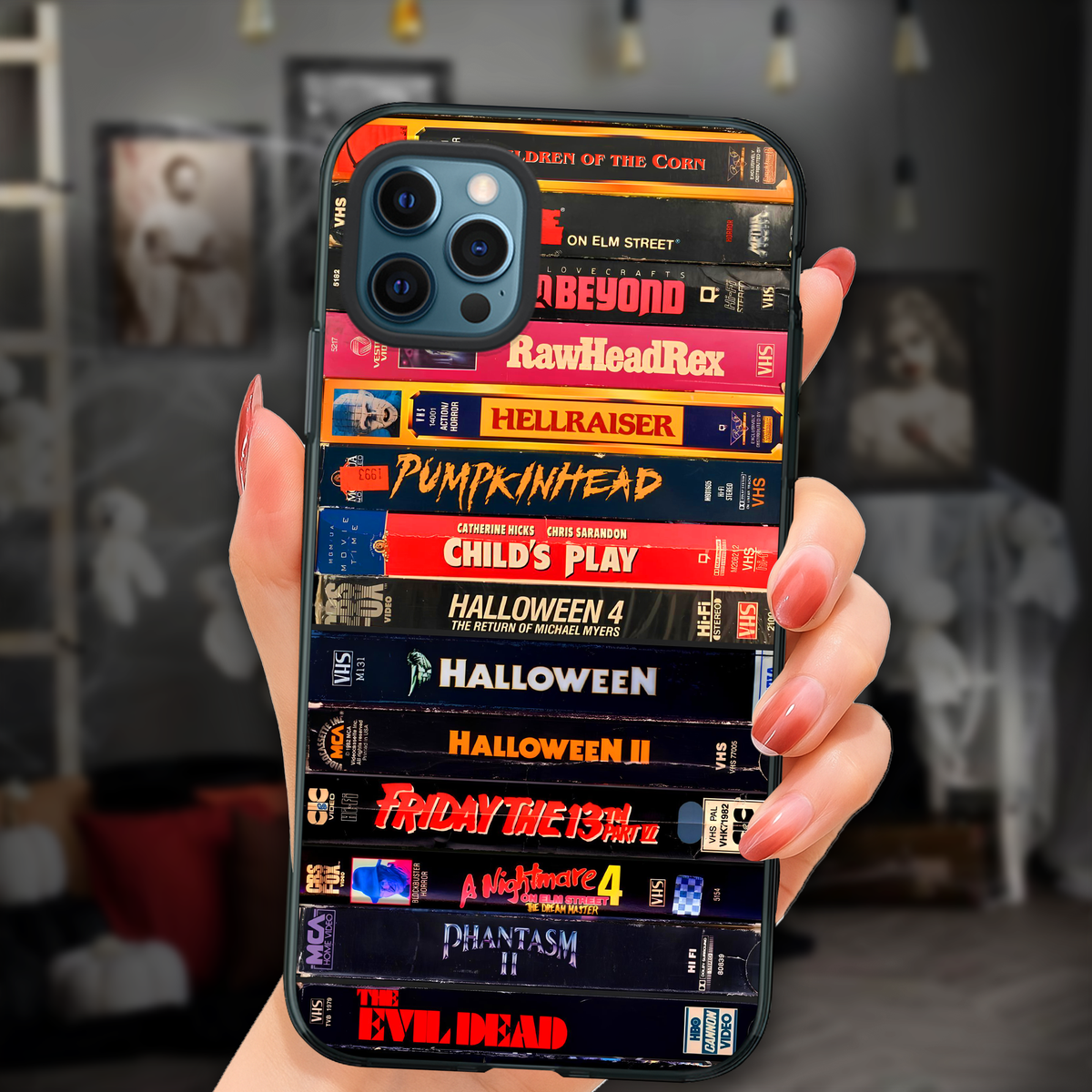 Scary Movie VHS Tape Phone Case - Gift For Horror Movie Fans 53laxx180725-Homacus